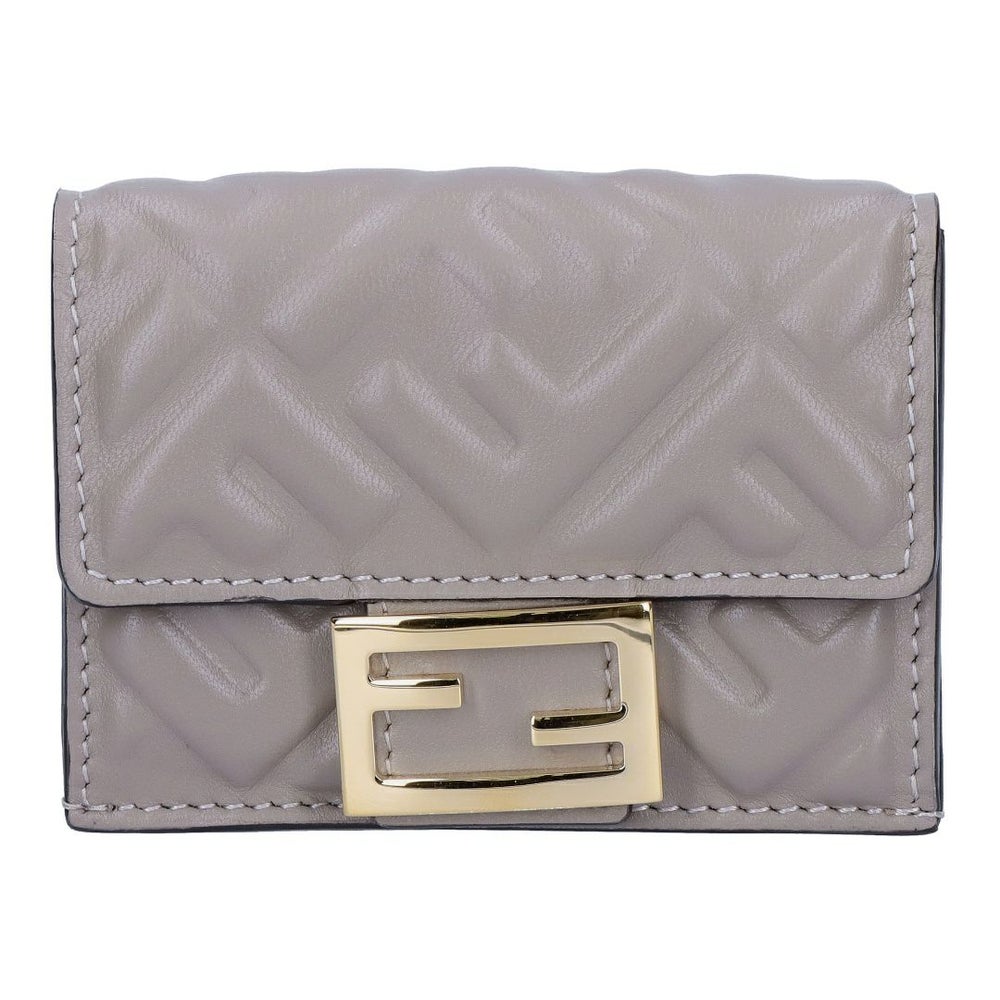 フェンディ FENDI 折財布 三つ折り財布 BAGUETTE バゲット 8M0395 AAJD F0E65 FFモチーフ マイクロ EMBOSSED TORTORA+OS 【お取り寄せ】