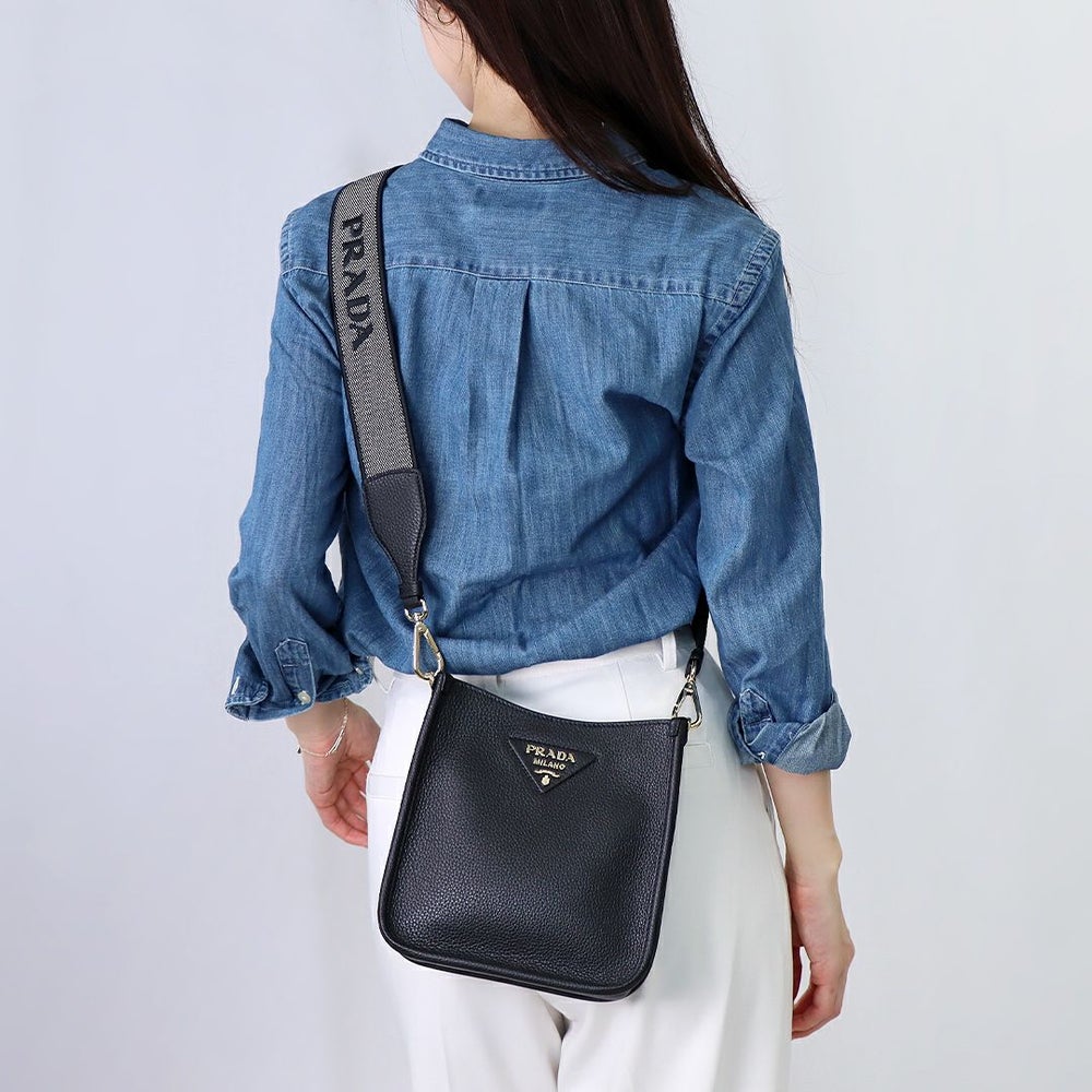 プラダ PRADA ショルダーバッグ BANDOLIERA 1BH191 2DKV 7NO F0632 NERO ブラック 【お取り寄せ】