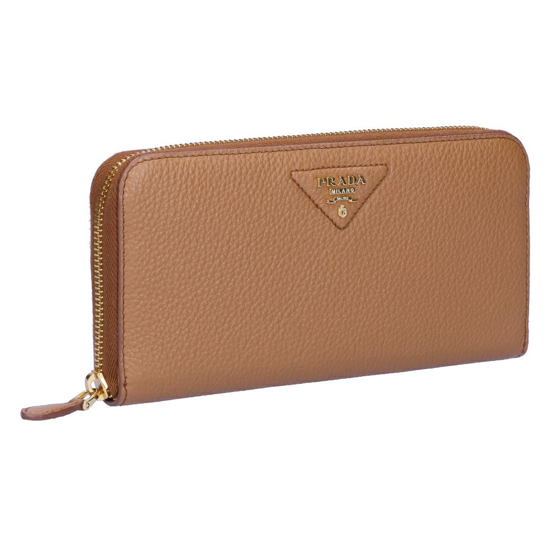 プラダ PRADA 財布 長財布 1ML506 QWA F068Z FUOCO 【SAFFIANO METAL