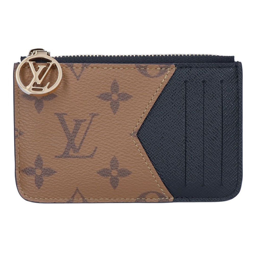 ルイヴィトン LOUIS VUITTON カードケース コインケース ポルトカルト・ロミー フューシャ M81912 モノグラム・リバース