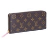 ルイヴィトン LOUIS VUITTON 長財布 ラウンド財布 ポルトフォイユ・クレマンス M61298 ローズ・バレリーヌ
