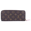 ルイヴィトン LOUIS VUITTON 長財布 ラウンド財布 ポルトフォイユ・クレマンス M61298 ローズ・バレリーヌ
