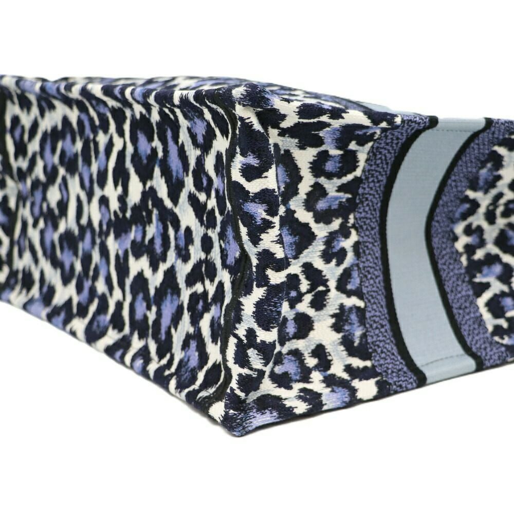 【リユース品】 ディオール DIOR バッグ トートバッグ ブックトート　ミディアム ブルー 【お取り寄せ】