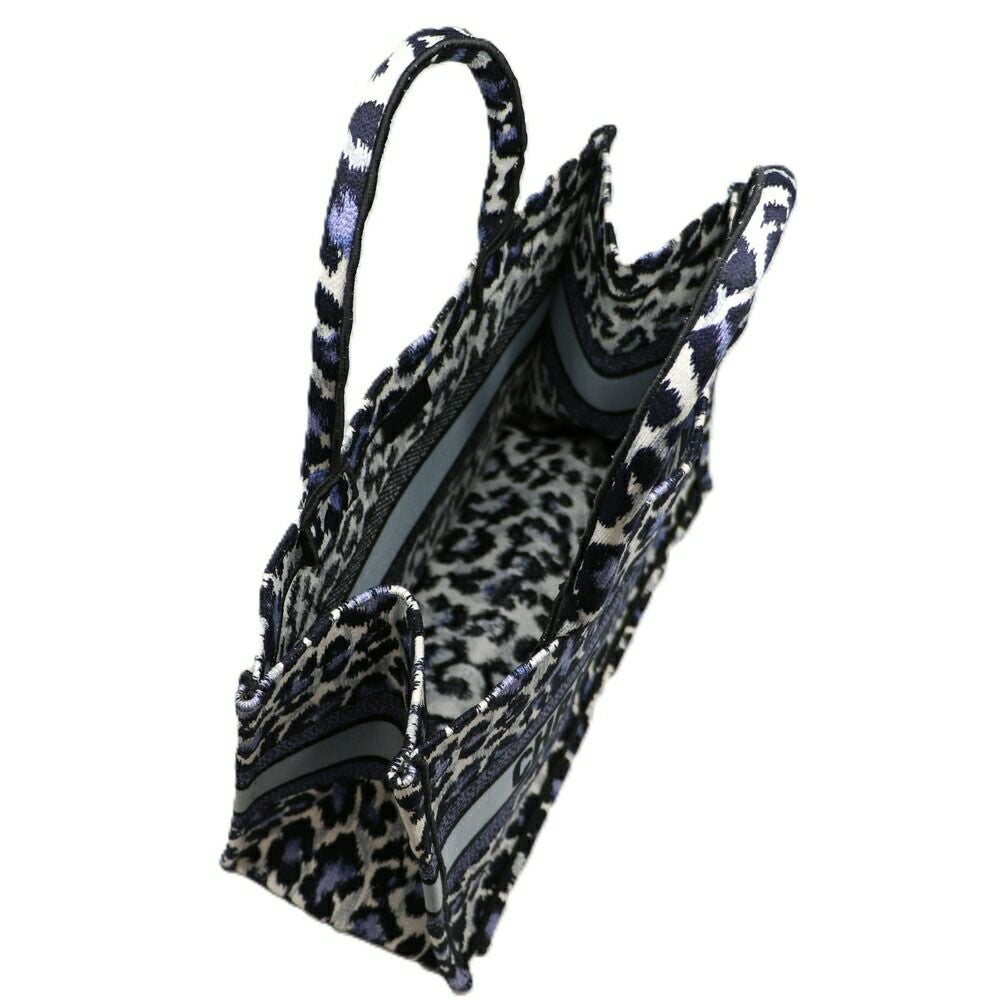 【リユース品】 ディオール DIOR バッグ トートバッグ ブックトート　ミディアム ブルー 【お取り寄せ】