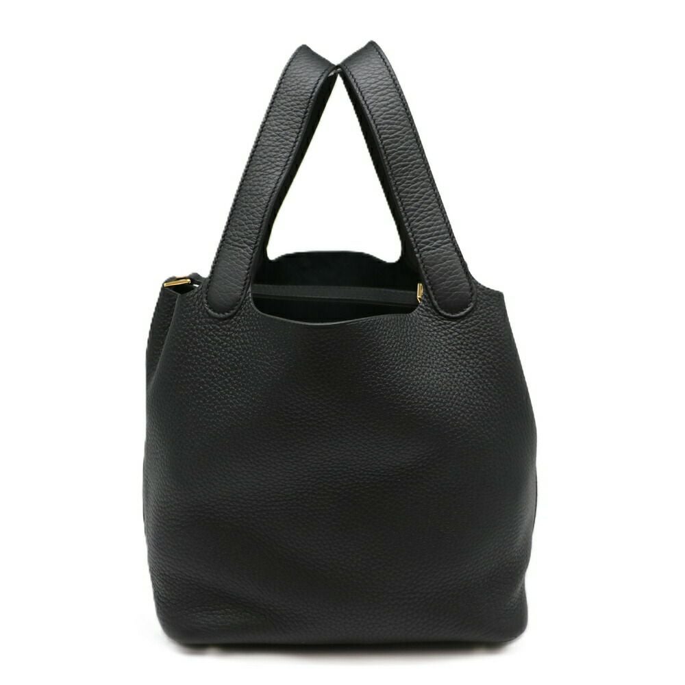 【リユース品】 エルメス HERMES バッグ ハンドバッグ ピコタンロック MM ブラック 【お取り寄せ】
