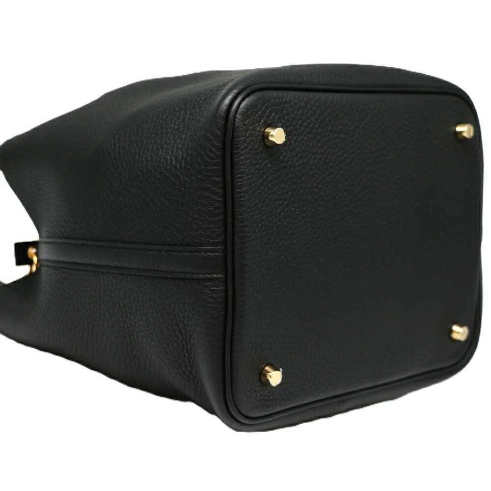 【リユース品】 エルメス HERMES バッグ ハンドバッグ ピコタンロック MM ブラック 【お取り寄せ】