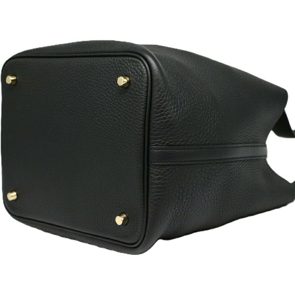 【リユース品】 エルメス HERMES バッグ ハンドバッグ ピコタンロック MM ブラック 【お取り寄せ】