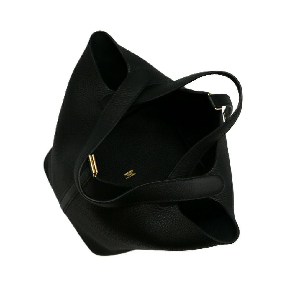 【リユース品】 エルメス HERMES バッグ ハンドバッグ ピコタンロック MM ブラック 【お取り寄せ】