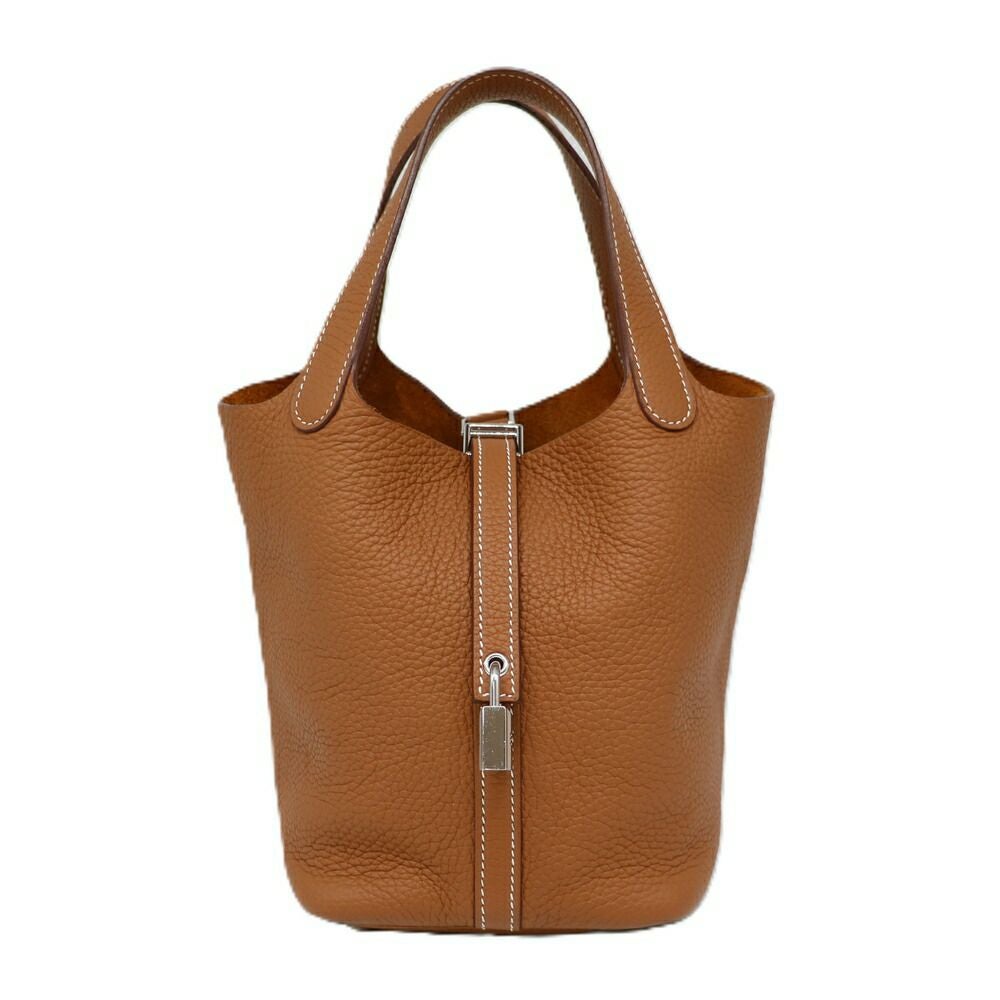 【リユース品】 エルメス HERMES バッグ ハンドバッグ ピコタンロック PM ブラウン 【お取り寄せ】