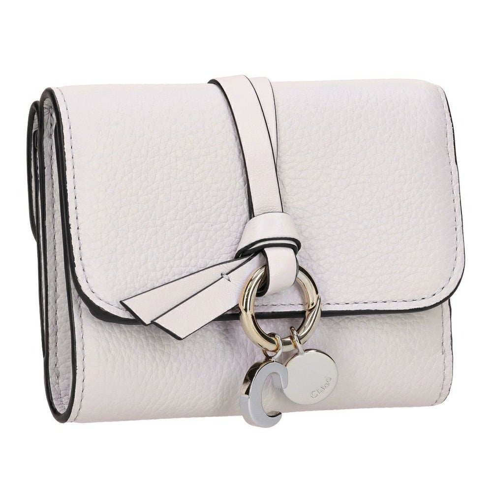 クロエ CHLOE 折財布 三つ折り財布 コンパクトウォレット ALPHABET アルファベット CHC21WP945F57 084 WILD GREY