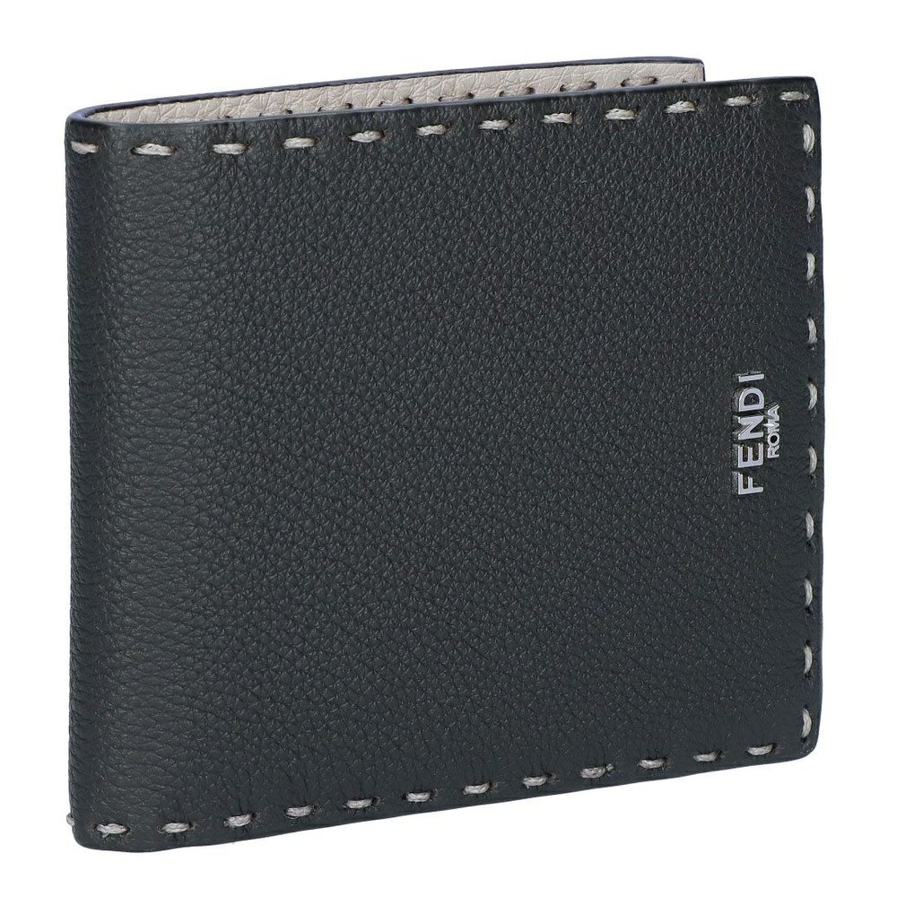 フェンディ FENDI メンズ 折財布 二つ折財布 小銭入れ無し セレリア 7M0193 AP3C F1RI3