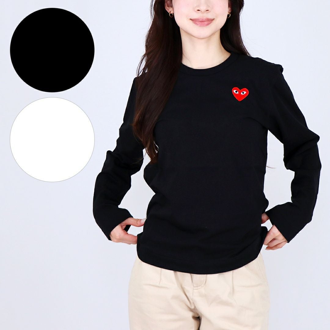 コムデギャルソン COMME DES GARCONS ユニセックス 長袖 Tシャツ PLAY