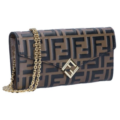 フェンディ FENDI 財布 長財布 チェーンウォレット コンチネンタル 