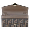 フェンディ FENDI 財布 長財布 チェーンウォレット コンチネンタルウォレット FFダイヤモンド 8M0365 ADYM F13VK BICOLOR/VIT CEYLON