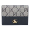 グッチ GUCCI 折財布 GG MARMONT マーモント 658610 17WAG 1283 ベージュ＆エボニー