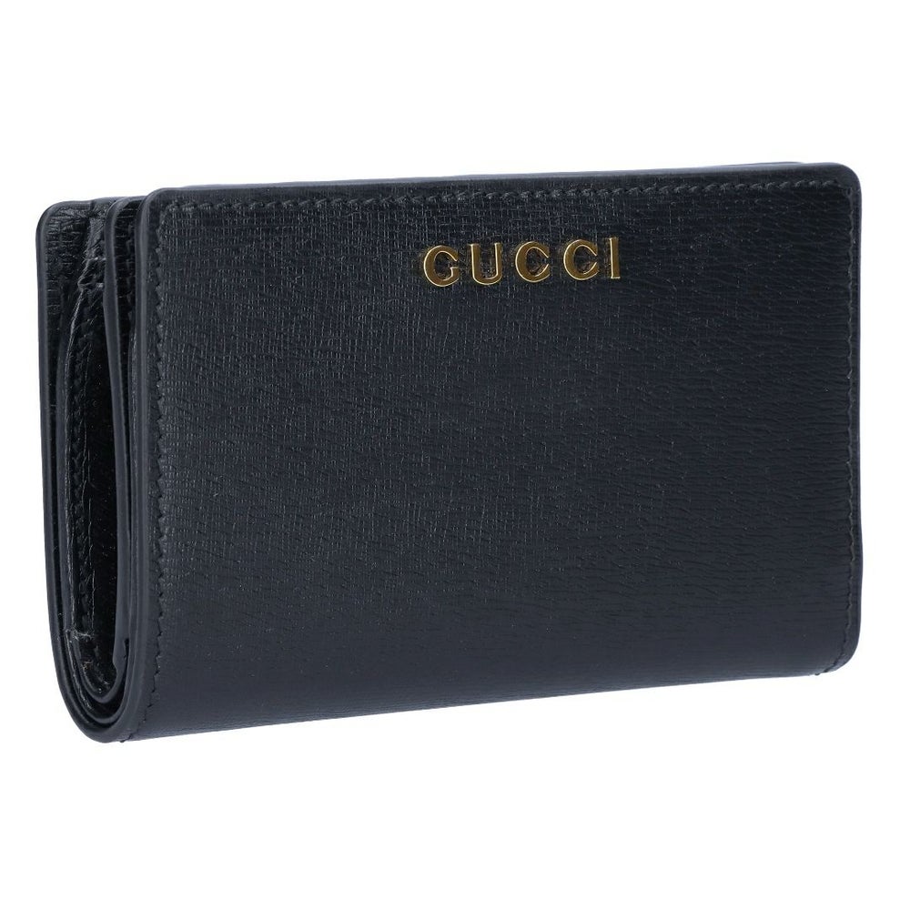 グッチ GUCCI 折財布 SCRIPT スクリプト 772640 0OP0N 1000 ブラック