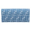 フェンディ FENDI 長財布 チェーンウォレット DENIM ブルーデニム調FFジャカード 8M0365 AUNJ F1SKL CARF WHITE BLUE+