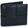 ボッテガヴェネタ BOTTEGA VENETA メンズ 折財布 二つ折り財布 イントレチャート カセット 649605 V47V1 8803 ブラック