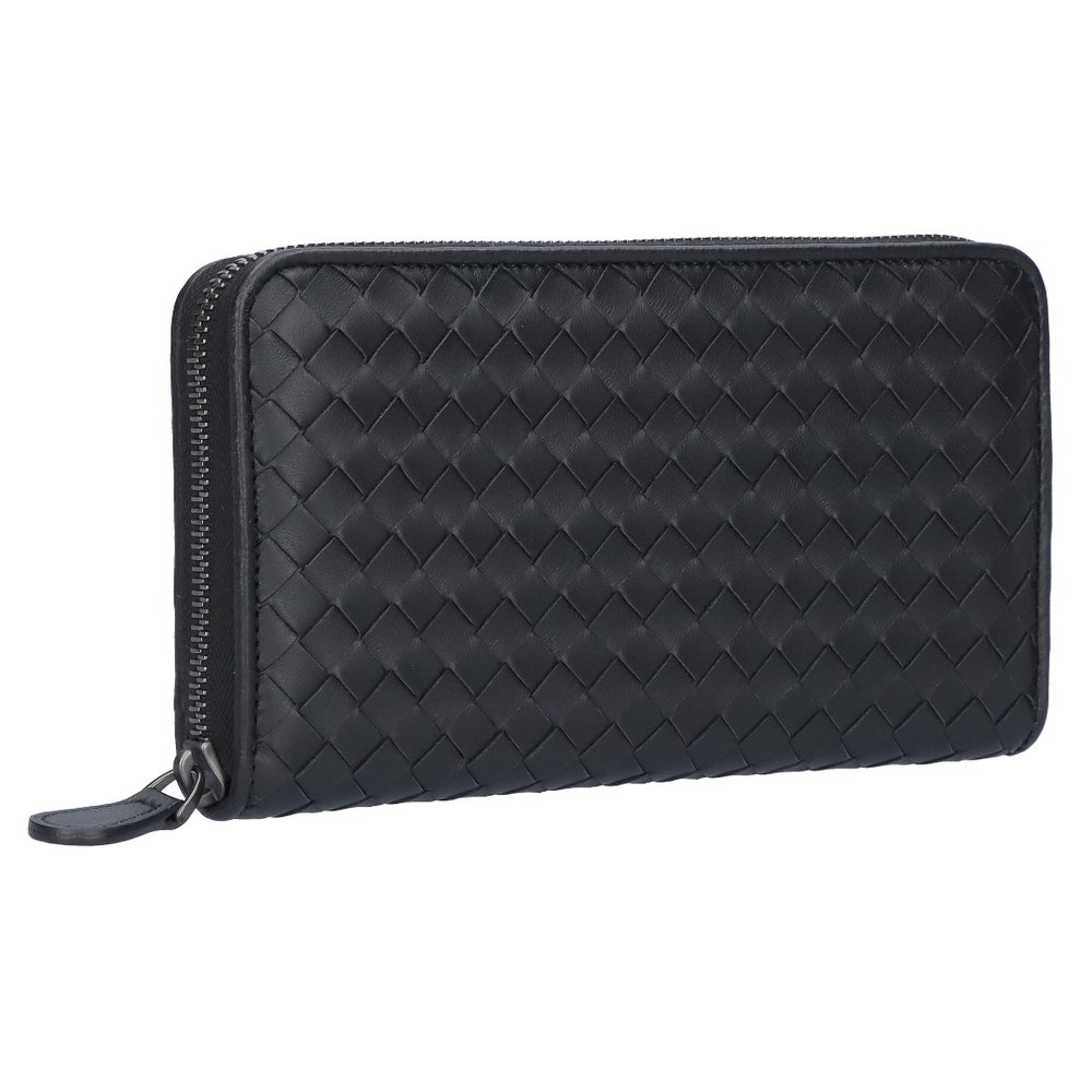 ボッテガ・ヴェネタ 長財布 イントレチャート BOTTEGA VENETA 275064 V3UN1 1275 ブラック
