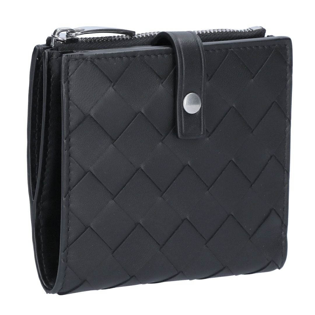 ボッテガヴェネタ　イントレチャート　ケース　小銭入れ　ブラック ボッテガヴェネタ BOTTEGA VENETA コインケース 小銭入れ イントレ