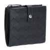 ボッテガヴェネタ 折財布 イントレチャート 600270 V3UH2 8803 ブラック BOTTEGA VENETA