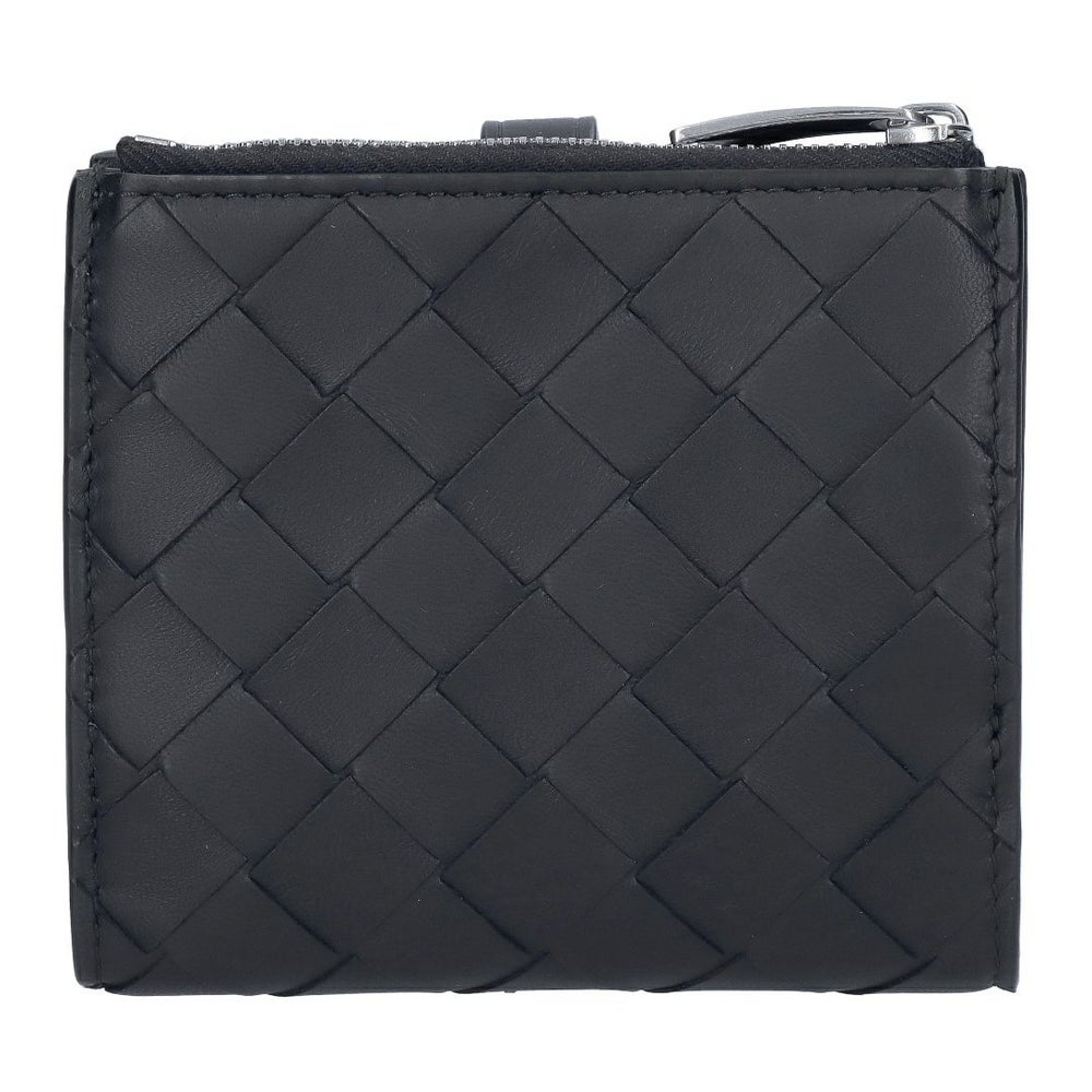 ボッテガヴェネタ 折財布 イントレチャート 600270 V3UH2 8803 ブラック BOTTEGA VENETA
