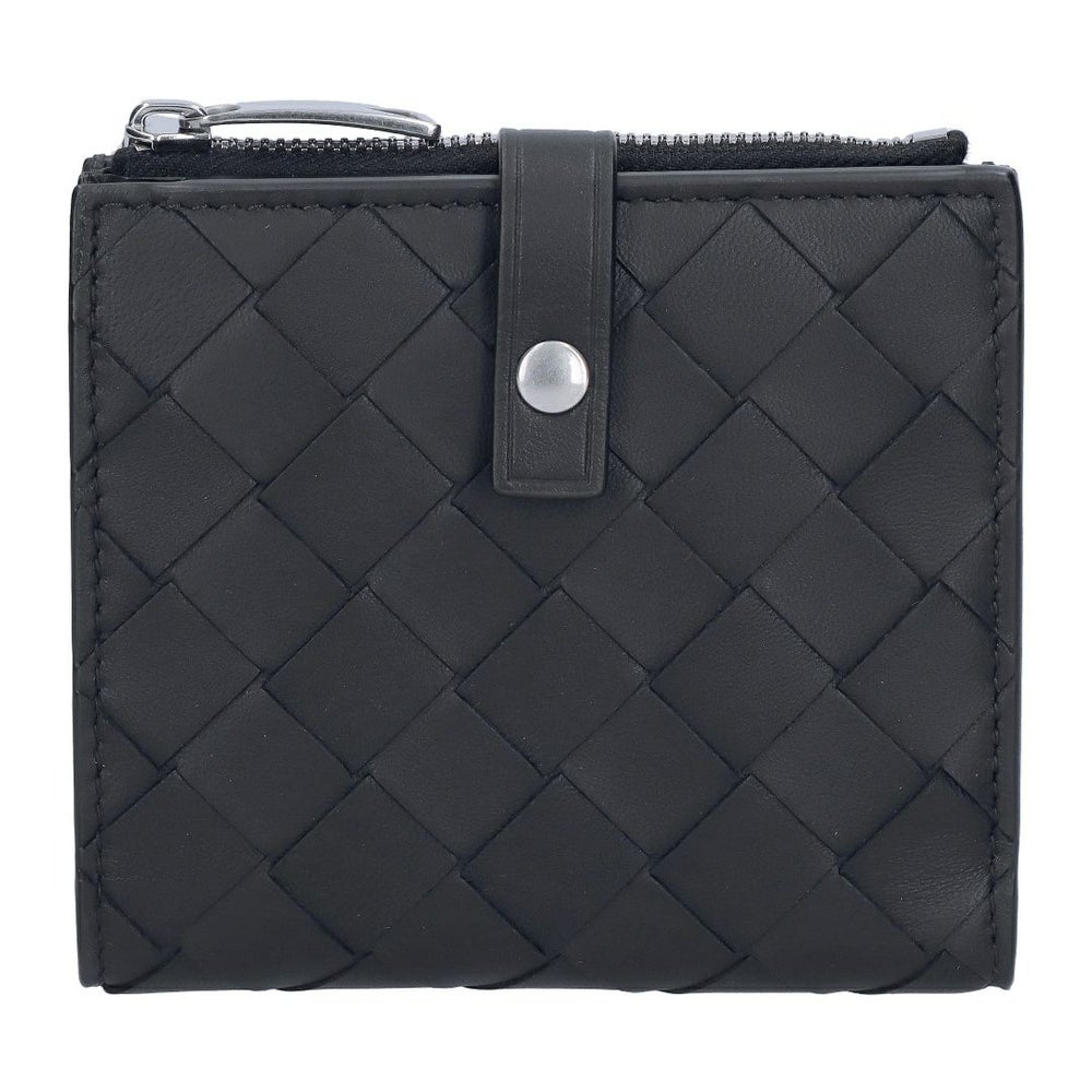 ボッテガヴェネタ 折財布 イントレチャート 600270 V3UH2 8803 ブラック BOTTEGA VENETA