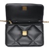 トリーバーチ TORY BURCH 長財布 チェーンウォレット ショルダーバッグ KIRA DIAMOND QUILT MINITOP HANDLE CHAIN WALEET 158326 001 BLACK