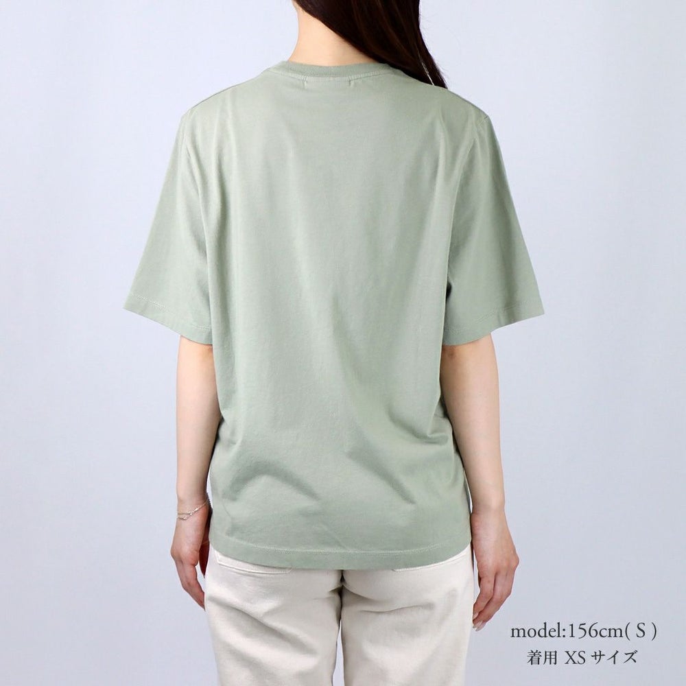メゾンキツネ MAISON KITSUNE レディース半袖 Tシャツ BABY FOX PATCH COMFOR OW00107KJ0008 0094 COURT GREEN