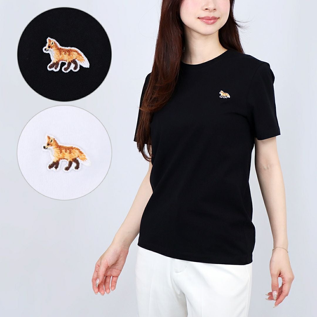 FOXEY 半袖 メゾンキツネ MAISON KITSUNE レディース 半袖 Tシャツ BABY FOX PATCH