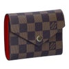 ルイヴィトン LOUIS VUITTON 折財布 三つ折り財布 ダミエ N41659 ポルトフォイユ･ヴィクトリーヌ