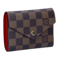 ルイヴィトン LOUIS VUITTON 折財布 三つ折り財布 ダミエ N41659 ポルトフォイユ･ヴィクトリーヌ