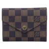 ルイヴィトン LOUIS VUITTON 折財布 三つ折り財布 ダミエ N41659 ポルトフォイユ･ヴィクトリーヌ