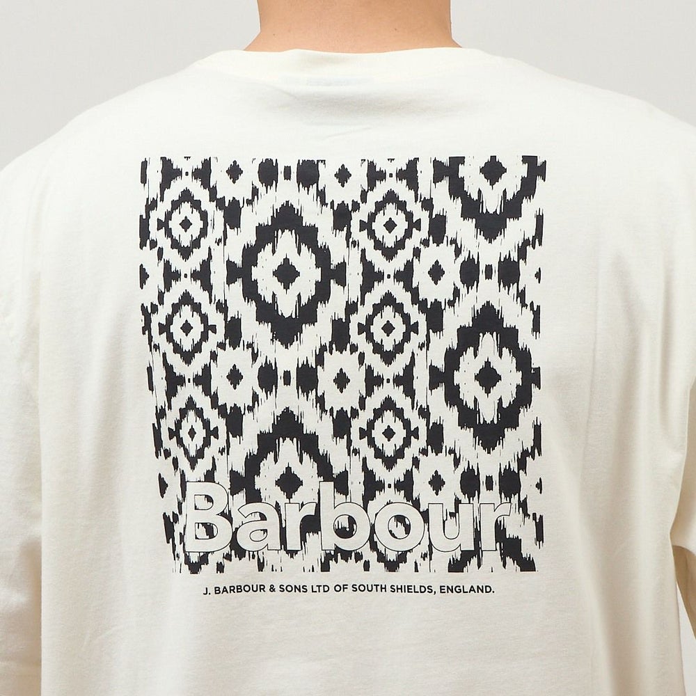 バブアー BARBOUR メンズ 半袖Tシャツ クルーネック BARBOUR HOMELANE T SHIRT MTS1397 WHISPER WHITE
