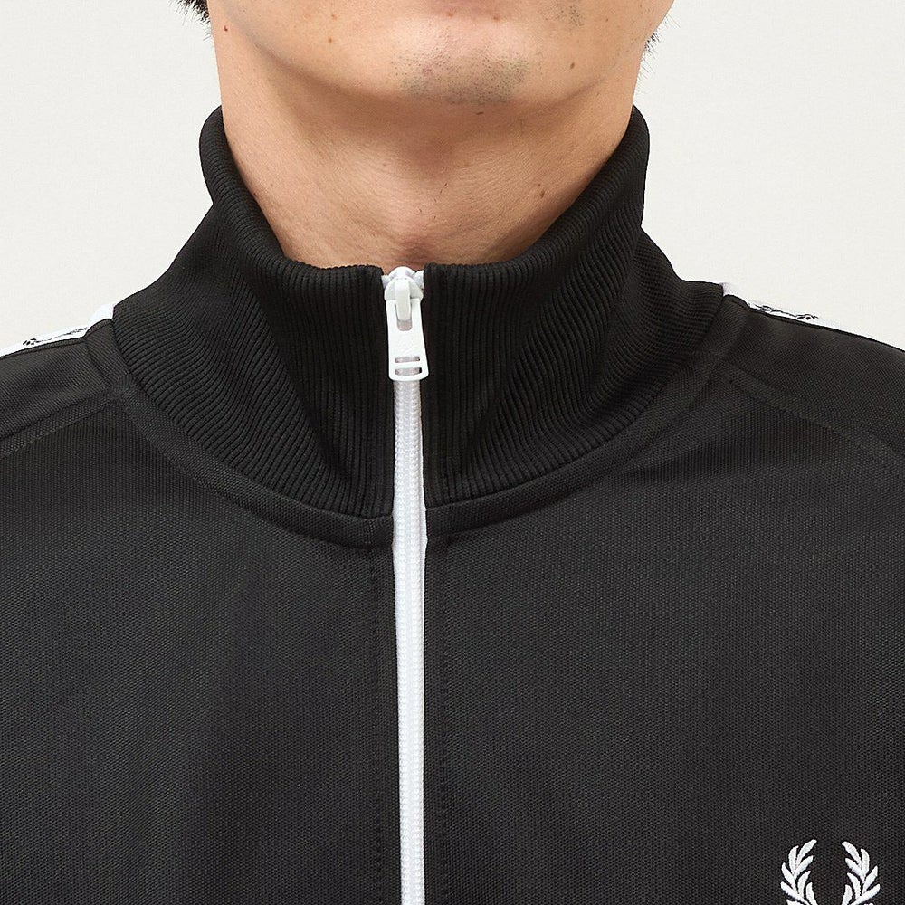フレッドペリー FRED PERRYトップス アウター ブルゾン ジャケット ジャージ TAPED TRACK JACKET J4620 198 BLACK