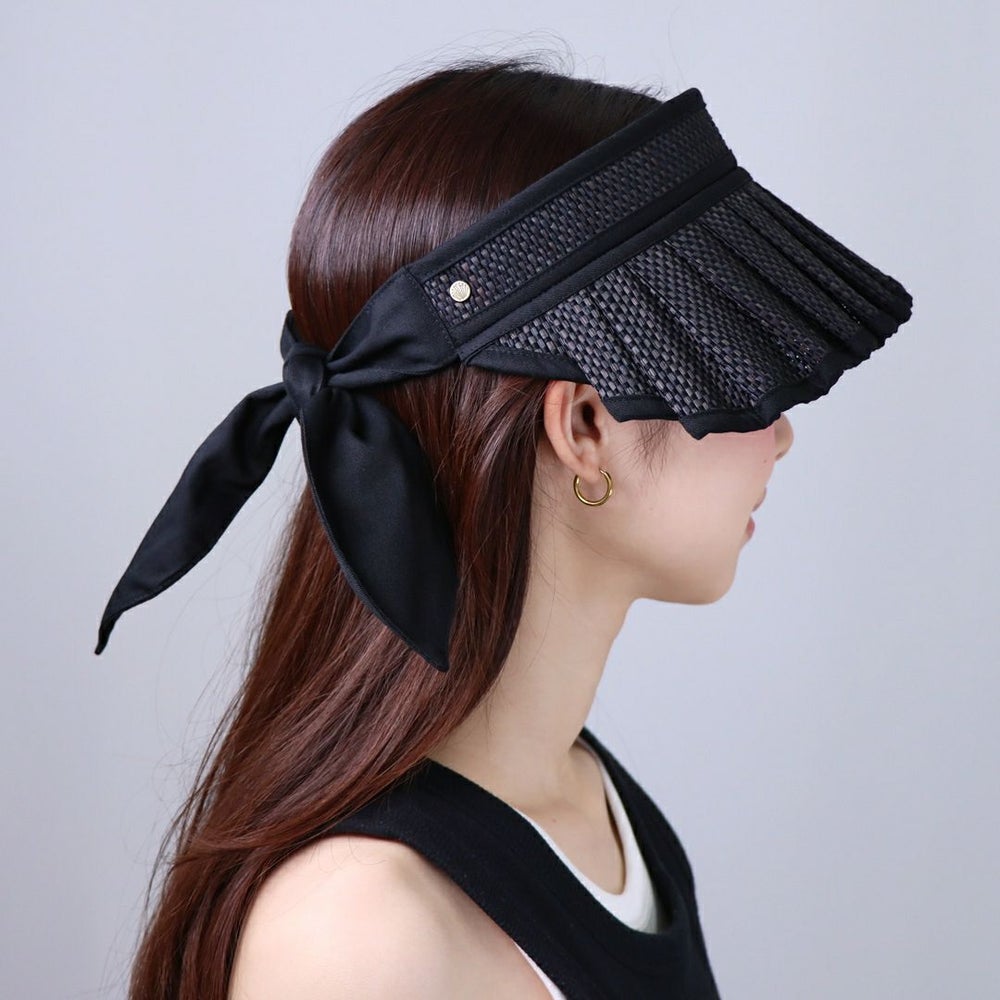 ローナマーレイ LORNA MURRAY 帽子 バイザー ストローハット CABANA SUN VISOR POSITANO 麦わら帽子 サンバイザー