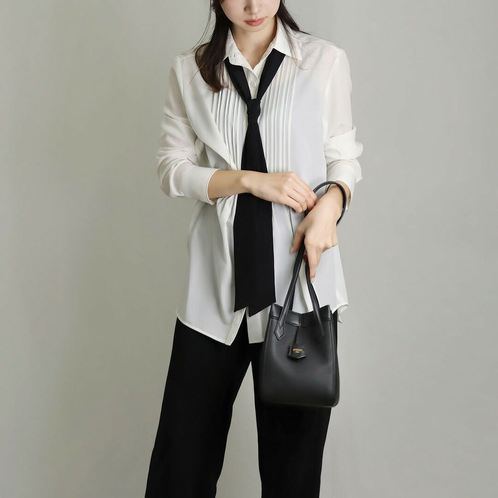 フェンディ FENDI ショルダーバッグ ORIGAMI MINI オリガミ ミニ 8BS083 APZA F0KUR ブラック スモール