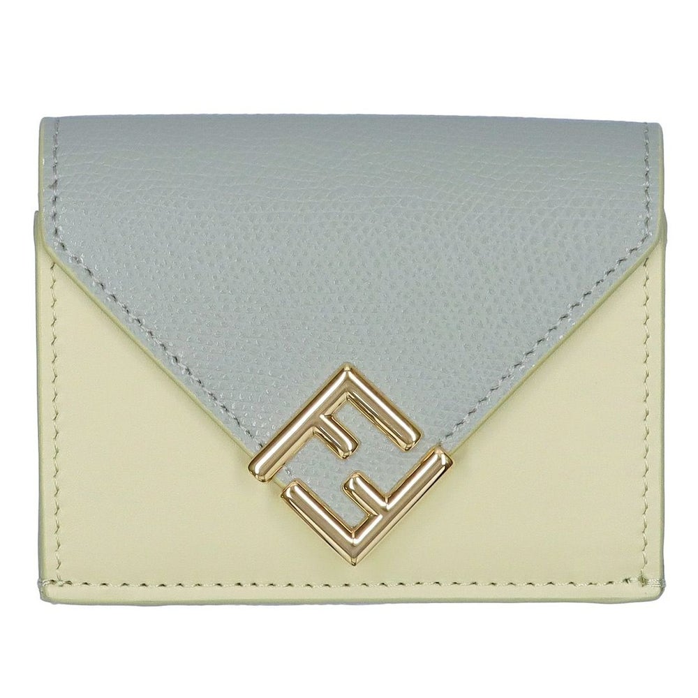フェンディ FENDI 折財布 三つ折り財布 FFダイヤモンド 8M0480 ALV4 F1SL3 SAGE+MATCHA MILK ミニ 【お取り寄せ】
