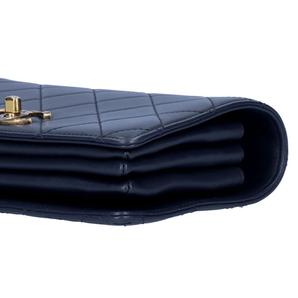 【リユース品】 シャネル CHANEL バッグ ショルダーバッグ マトラッセチェーンショルダーバッグ ネイビー 【お取り寄せ】