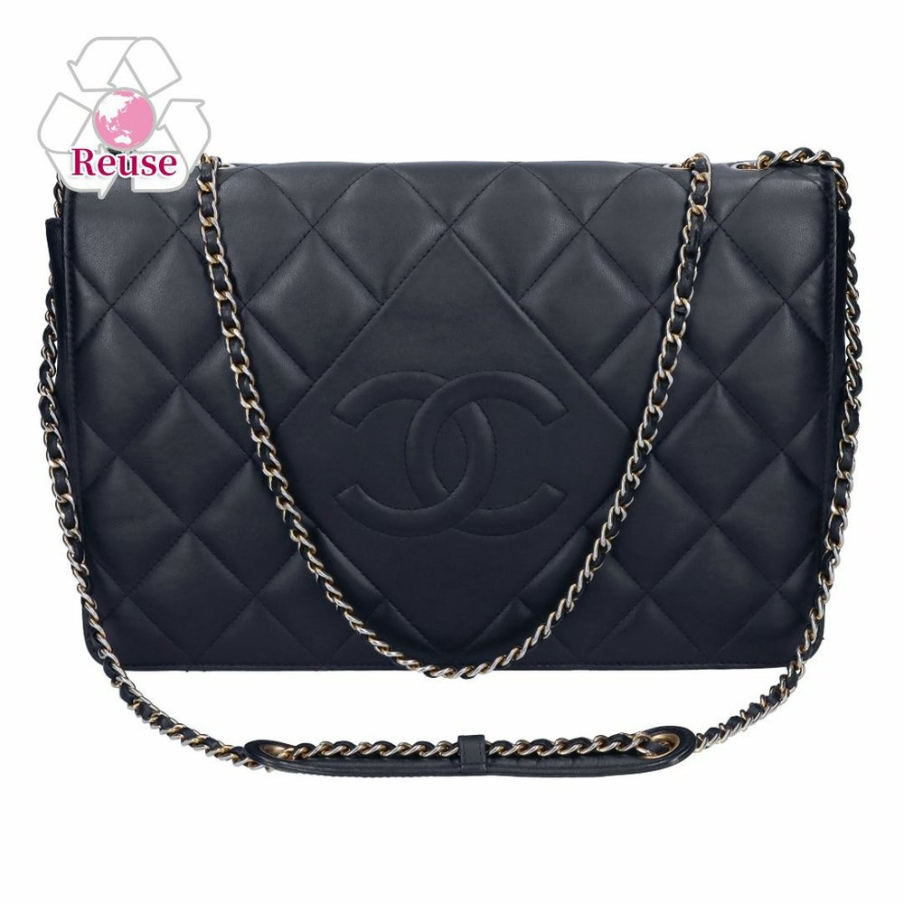 【リユース品】 シャネル CHANEL バッグ ショルダーバッグ ダイアナマトラッセチェーンショルダーバッグ ブラック 【お取り寄せ】