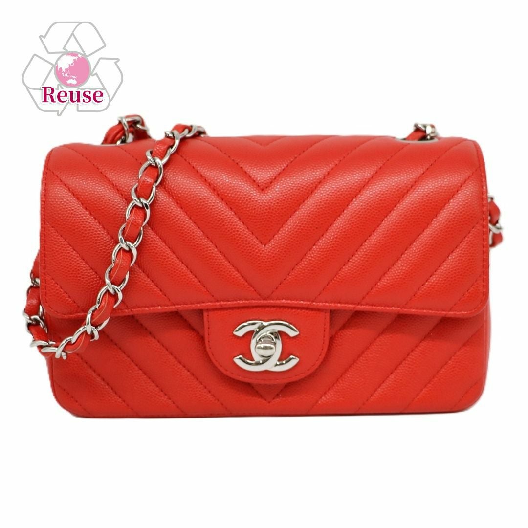 リユース品】 シャネル CHANEL バッグ ショルダーバッグ シェブロンV