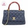 【リユース品】 シャネル CHANEL バッグ 2WAYバッグ ココハンドルマトラッセチェーンショルダーバッグ ネイビー 【お取り寄せ】