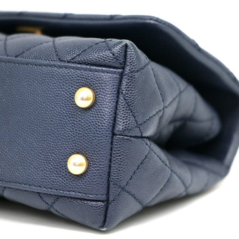 【リユース品】 シャネル CHANEL バッグ 2WAYバッグ ココハンドルマトラッセチェーンショルダーバッグ ネイビー 【お取り寄せ】