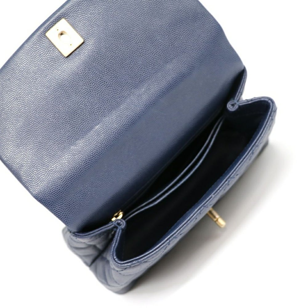 【リユース品】 シャネル CHANEL バッグ 2WAYバッグ ココハンドルマトラッセチェーンショルダーバッグ ネイビー 【お取り寄せ】