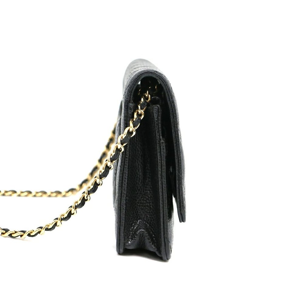 【リユース品】 シャネル CHANEL バッグ チェーンウォレット チェーンウォレット AP0250 ブラック 【お取り寄せ】