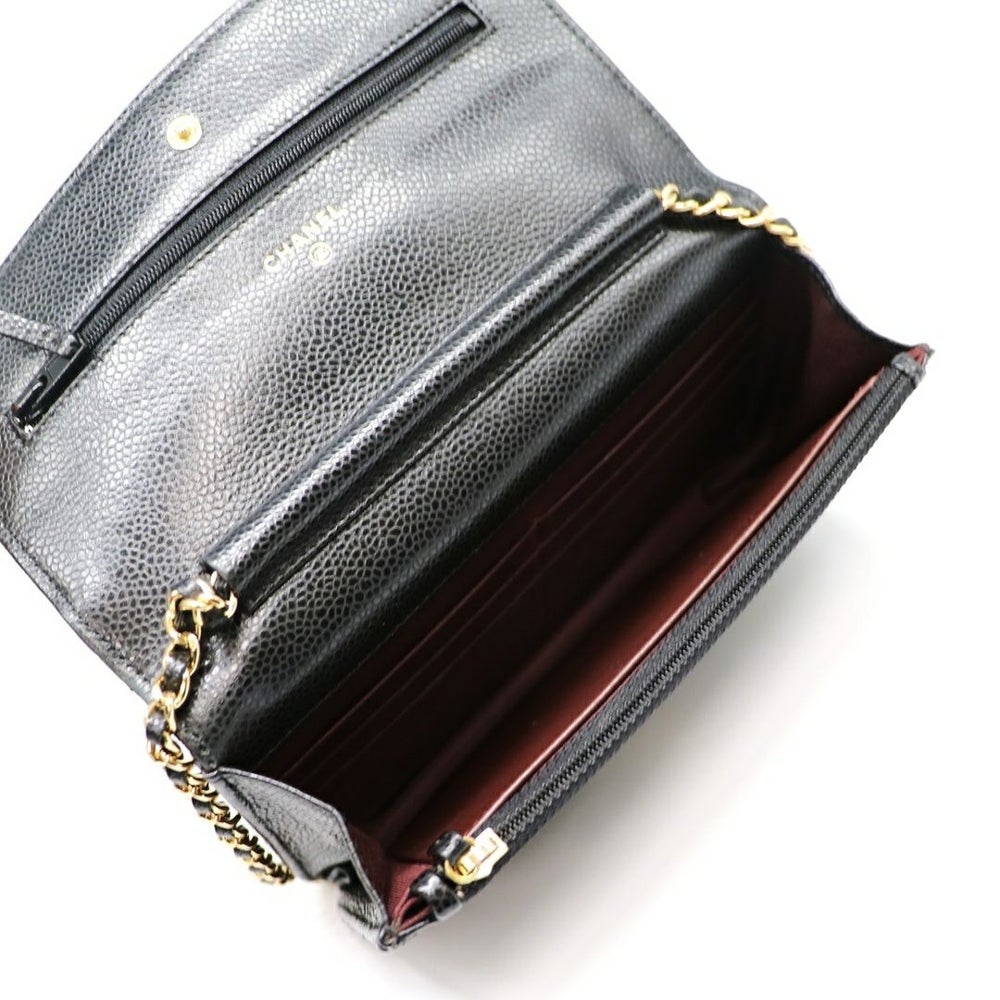 【リユース品】 シャネル CHANEL バッグ チェーンウォレット チェーンウォレット AP0250 ブラック 【お取り寄せ】