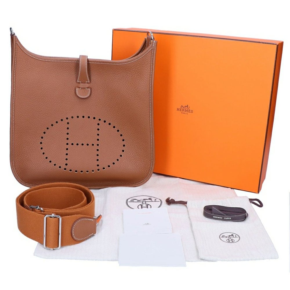 【リユース品】 エルメス HERMES バッグ ショルダーバッグ エヴリン3 PM ブラウン 【お取り寄せ】
