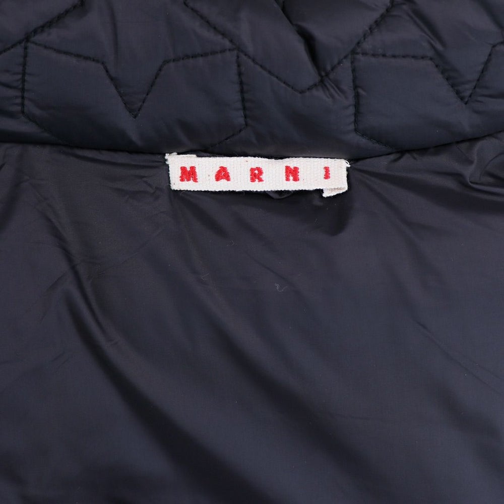 マルニ MARNI キッズ レディース キルティングコート フーディ 中綿コート MJ139F M01166 M00SQ 0M900 BLACK