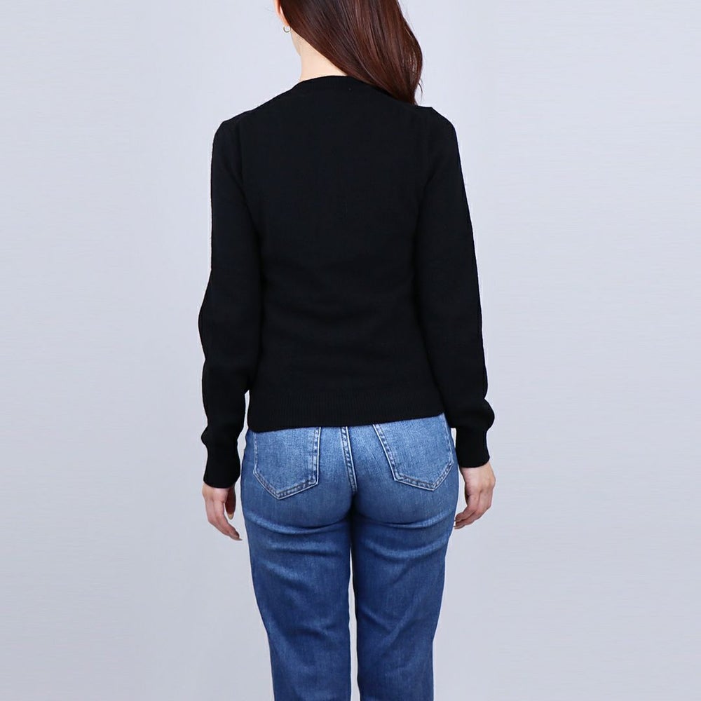 コムデギャルソン COMME DES GARCONS レディース ニットカーディガン ROUNDNECK SMALL N079 051 1-BLACK