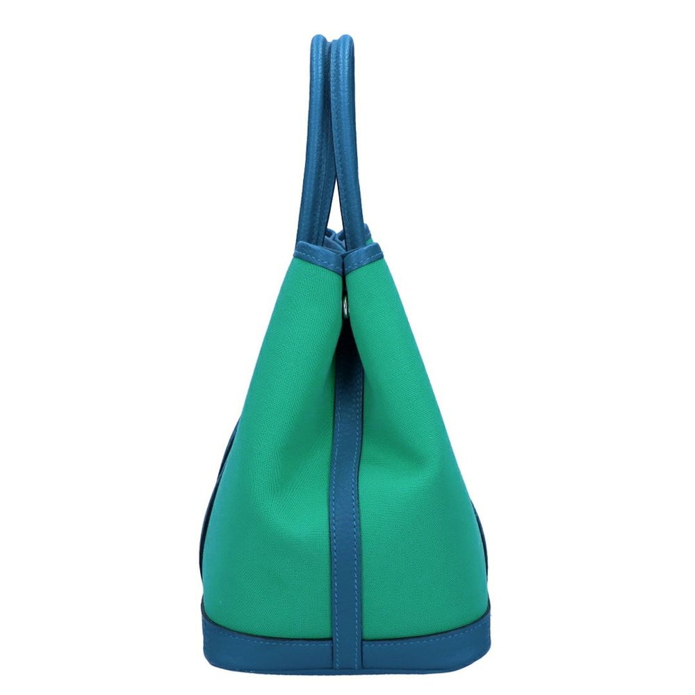 【リユース品】 エルメス HERMES バッグ ハンドバッグ ガーデンパーティ PM グリーン系 【お取り寄せ】